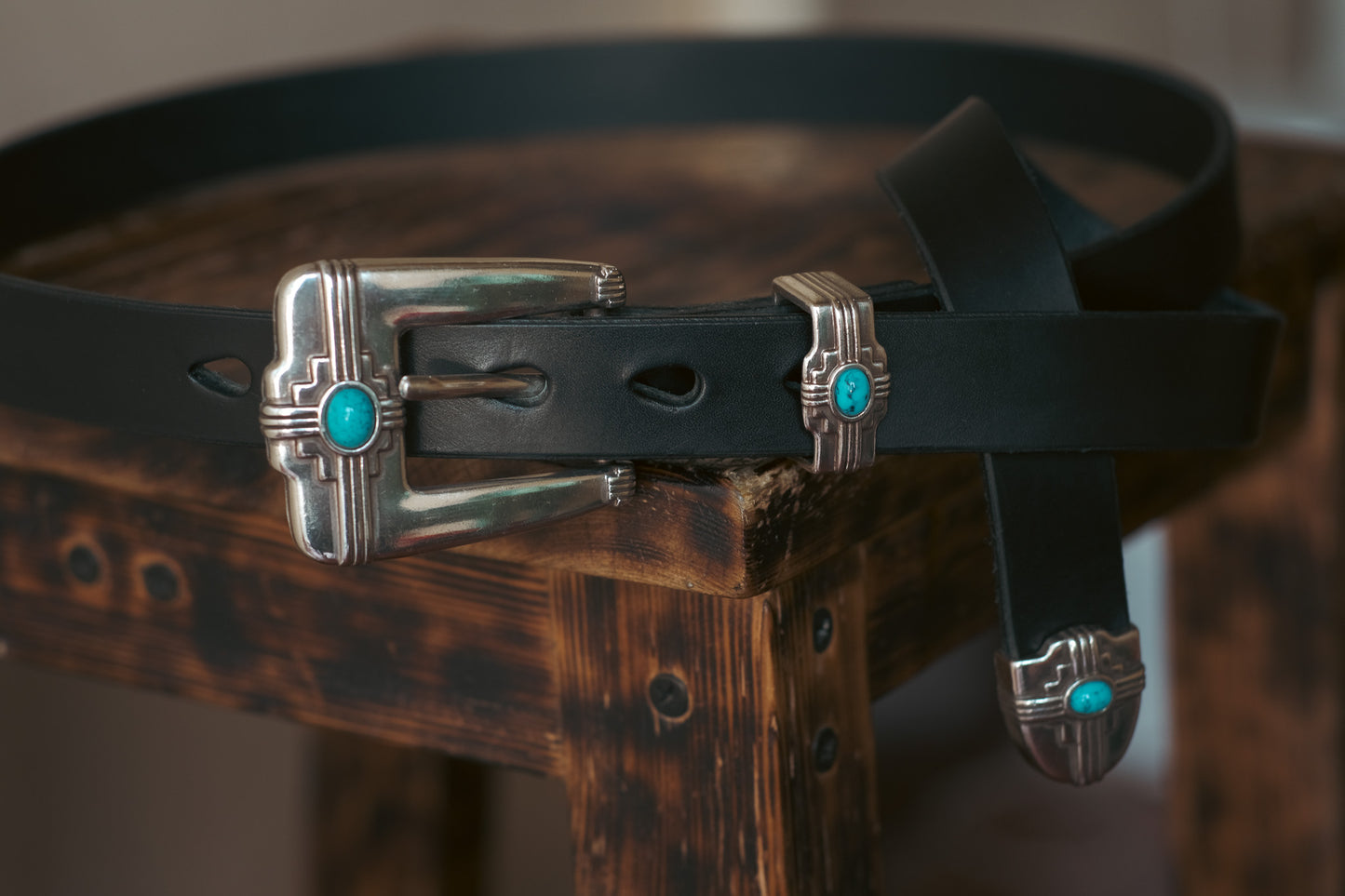 LAKANDULA Western Buckle 25mm (turquoise)
