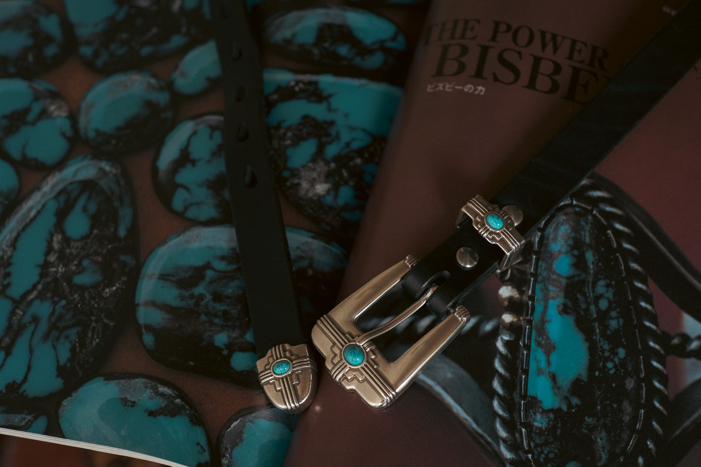 LAKANDULA Western Buckle 25mm (turquoise)